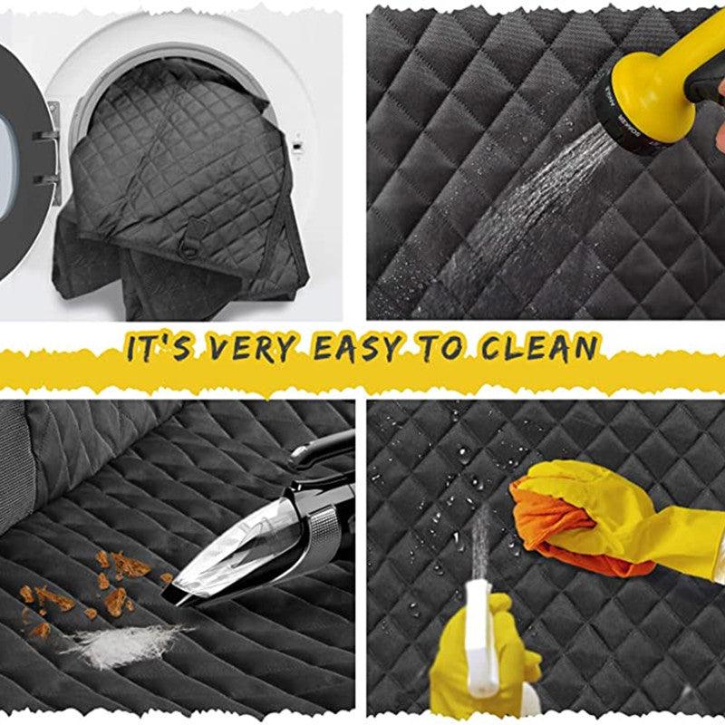 Waterproof Mesh Window Dog Car Seat Cover - Ultimate Pet Travel Protection