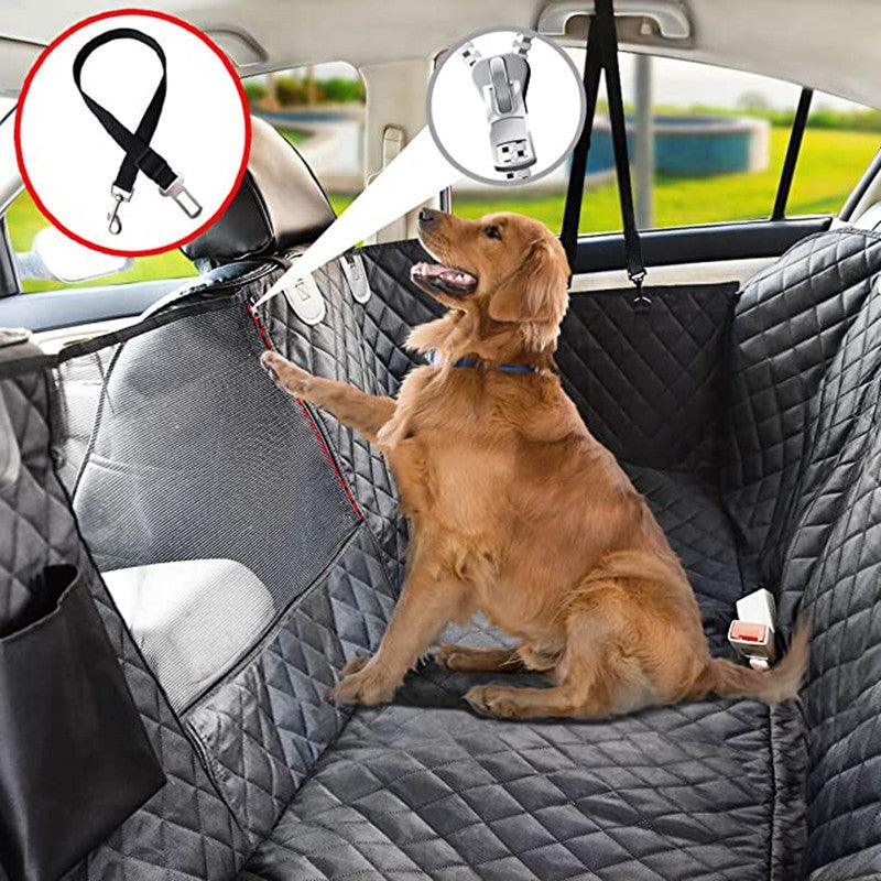 Waterproof Mesh Window Dog Car Seat Cover - Ultimate Pet Travel Protection