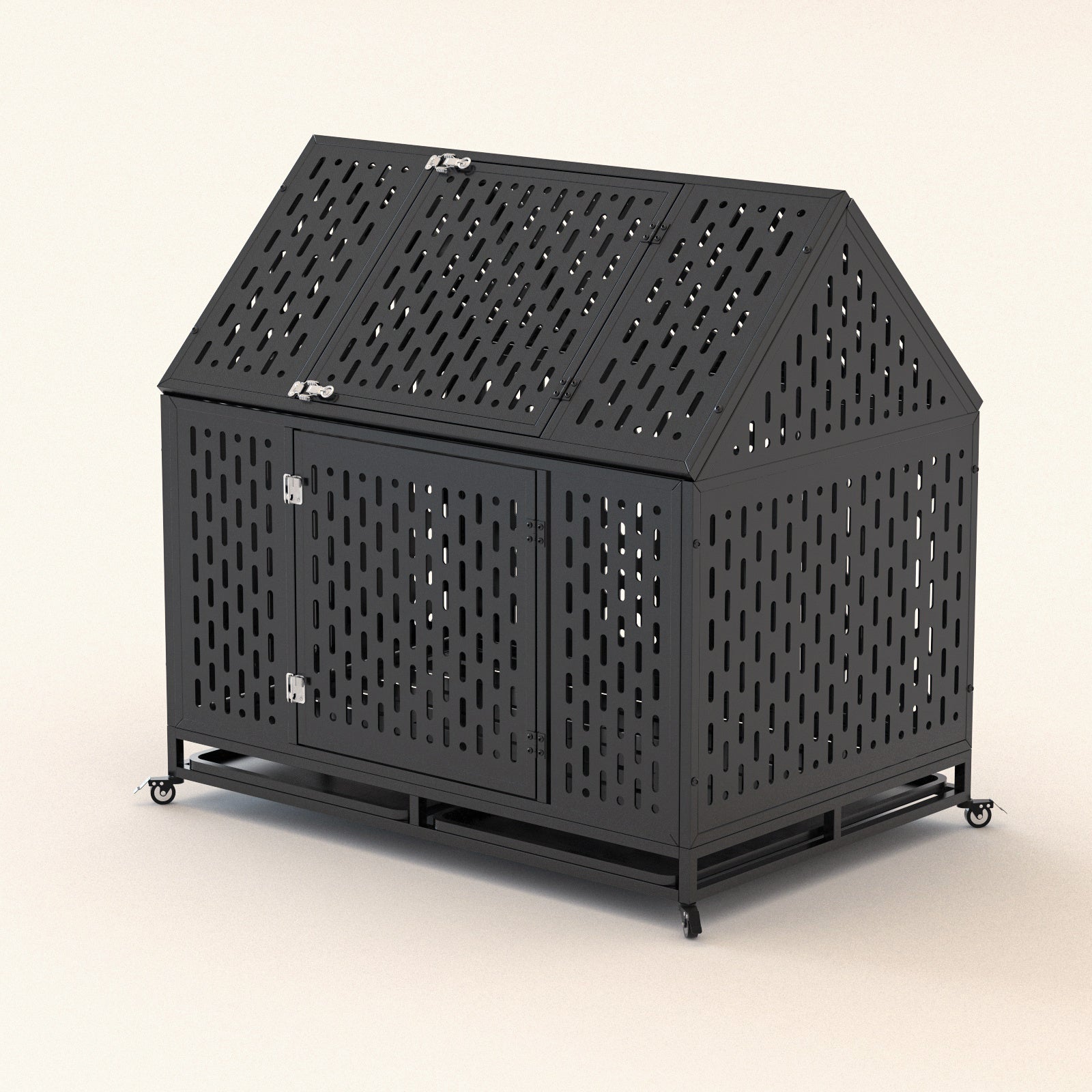 45-inch Heavy Duty Dog Crate for Large Breeds - Durable Pet Kennel