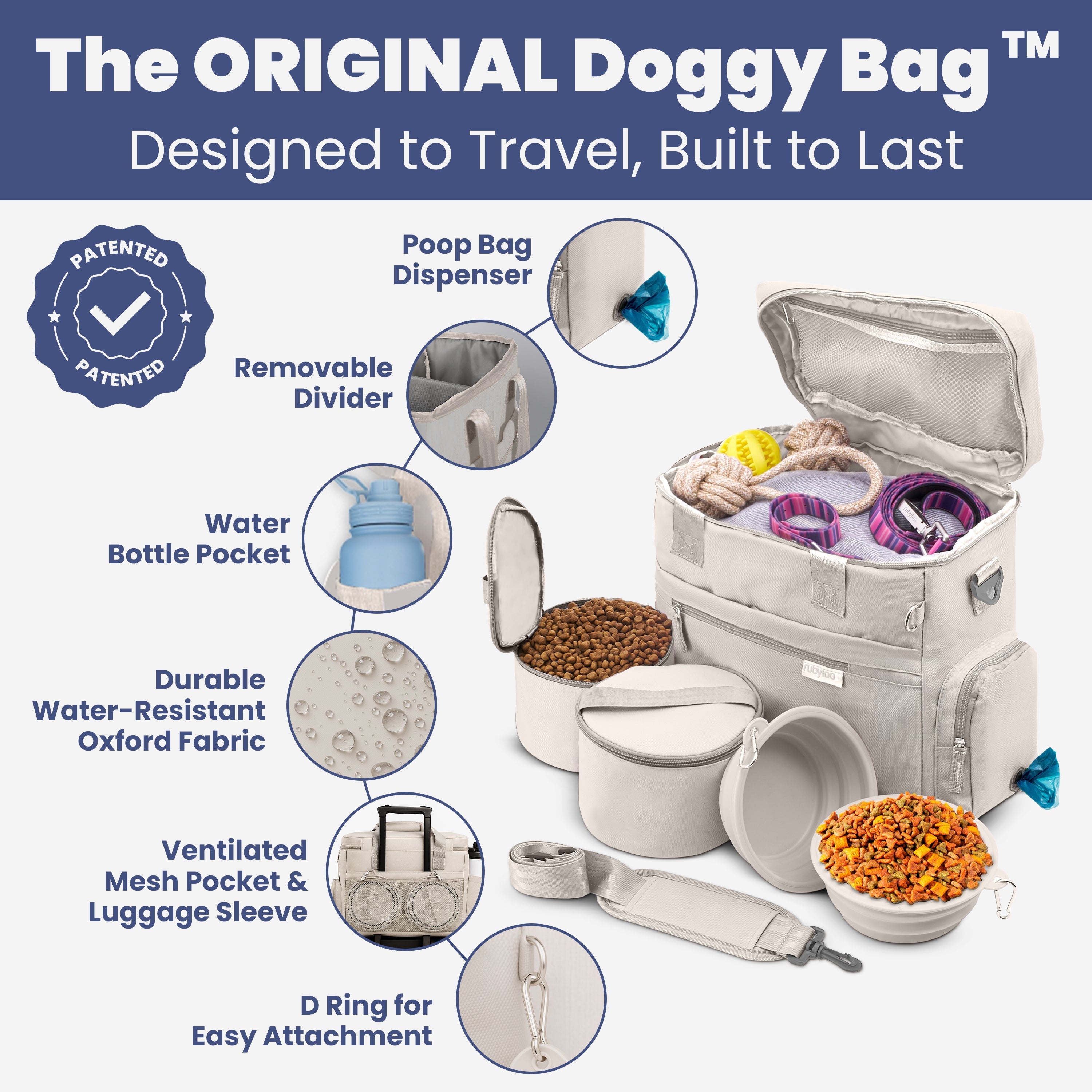 The Original Doggy Bag™ - Dog Travel Bag