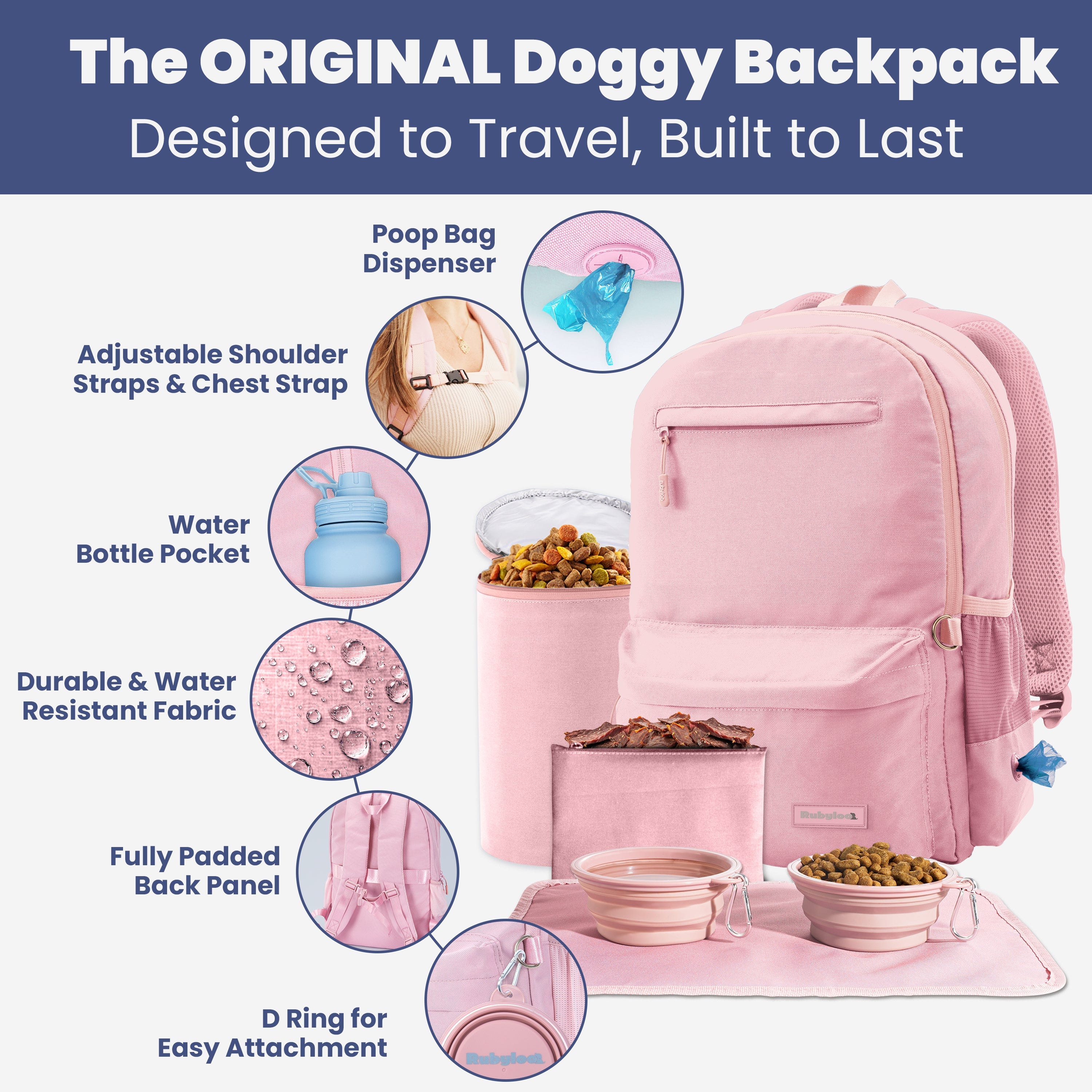 The Original Doggy Bag™ - Dog Travel Backpack