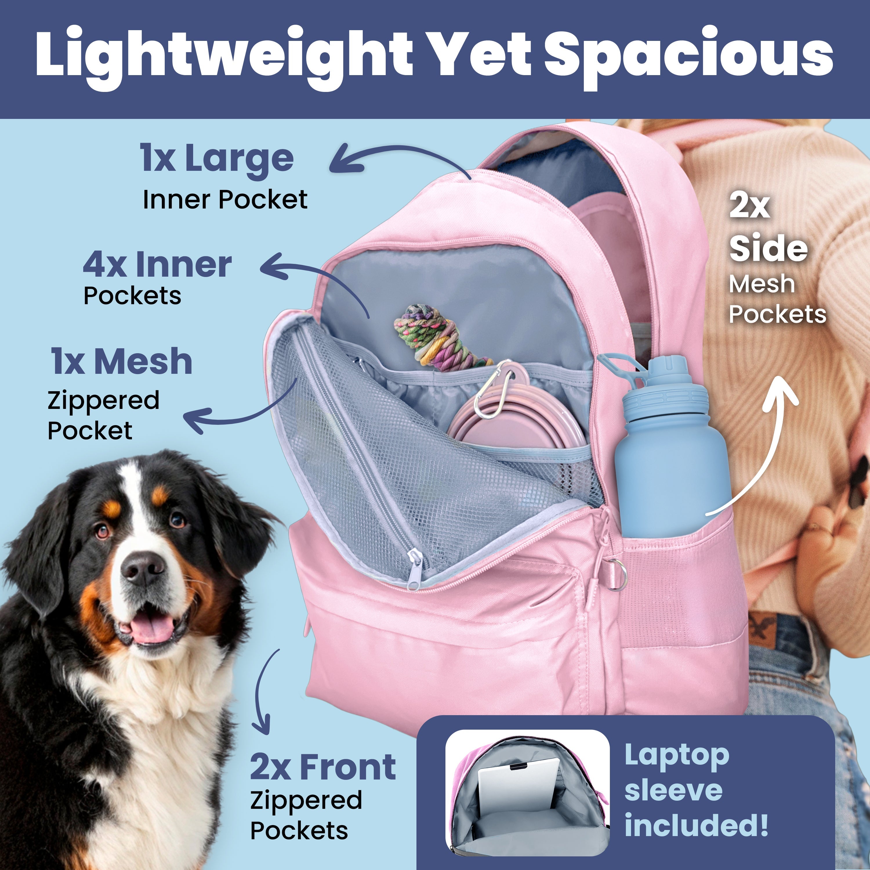 The Original Doggy Bag™ - Dog Travel Backpack