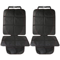 2 Packs Car Seat Protector Cushion Mat Pad with Thick Padding Protector for Child Baby Car Seat Mesh Pockets Non-slip