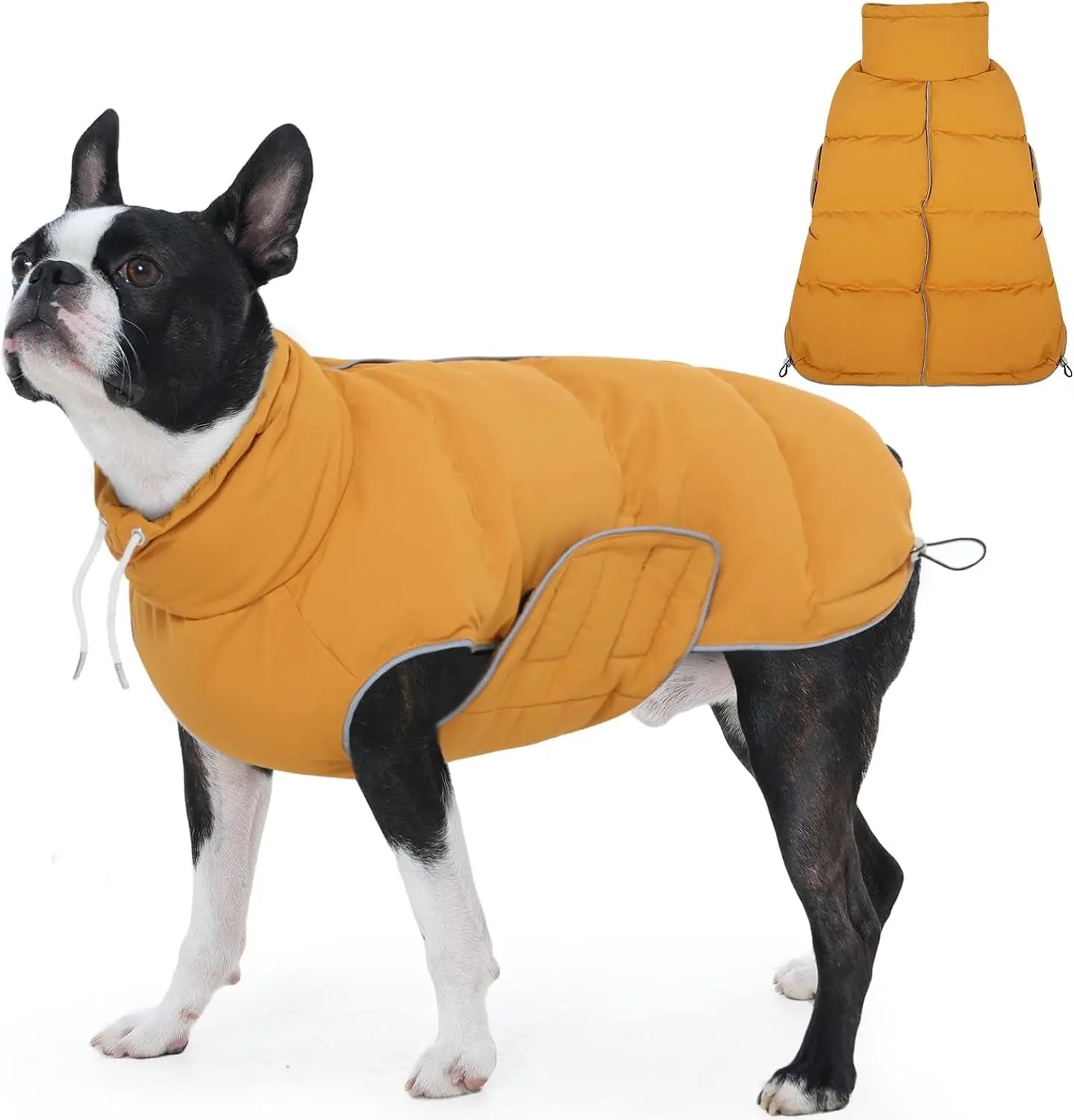 Waterproof Puffer Dog Jacket - Reflective, XS–3XL