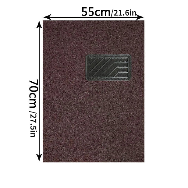 Universal One-Piece Waterproof Car Floor Mat Cut-to-Fit All-Season PVC