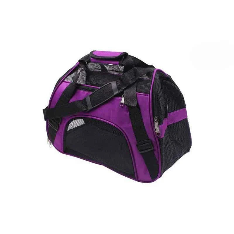 Portable Dog & Cat Travel Carrier – Breathable Mesh Pet Handbag