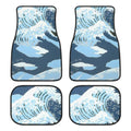 Great Wave Off Kanagawa 4-Piece All-Weather Car Floor Mats - Universal Fit for SUVs, Sedans, Trucks