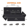 Dog Car Rear Seat Protective Cover Waterproof Dirt Resistant Pet Seat Cover Black Shoulder Strap Hammock Pet Travel Mattress