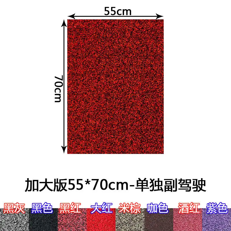 Universal One-Piece Waterproof Car Floor Mat Cut-to-Fit All-Season PVC
