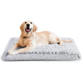 Large Dog Bed – Soft Gray Plush Mat