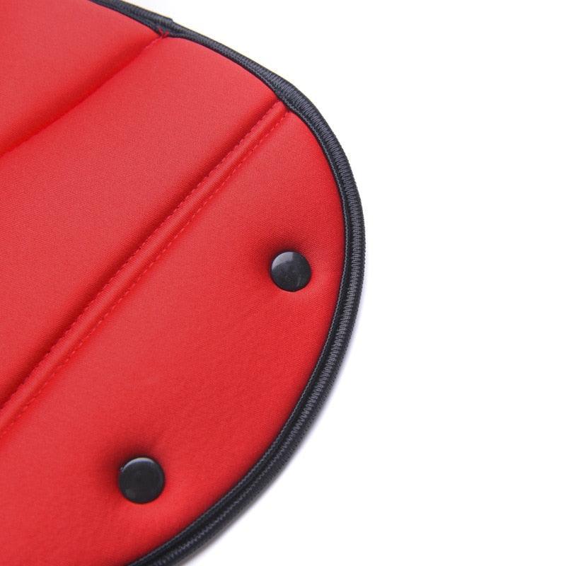 Soft Adjustable Car Seat Belt Cover for Kids - Safety Belt Adjuster with Neck Support