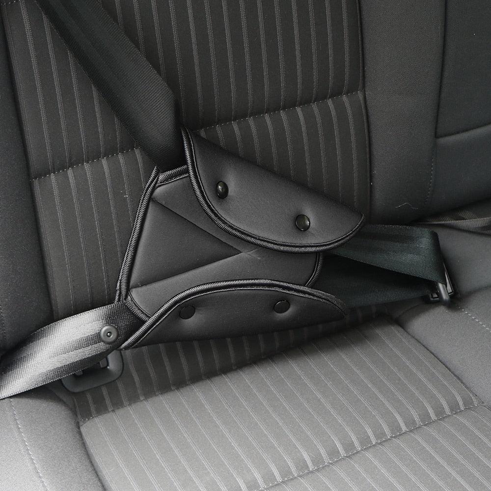 Soft Adjustable Car Seat Belt Cover for Kids - Safety Belt Adjuster with Neck Support