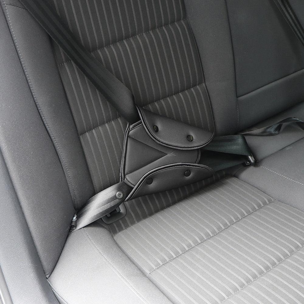 Soft Adjustable Car Seat Belt Cover for Kids - Safety Belt Adjuster with Neck Support