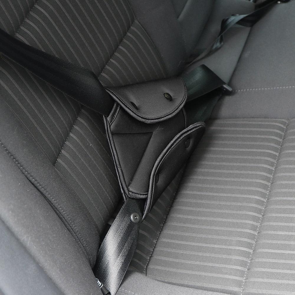 Soft Adjustable Car Seat Belt Cover for Kids - Safety Belt Adjuster with Neck Support