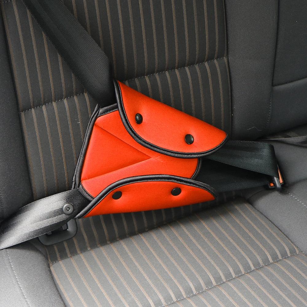 Soft Adjustable Car Seat Belt Cover for Kids - Safety Belt Adjuster with Neck Support