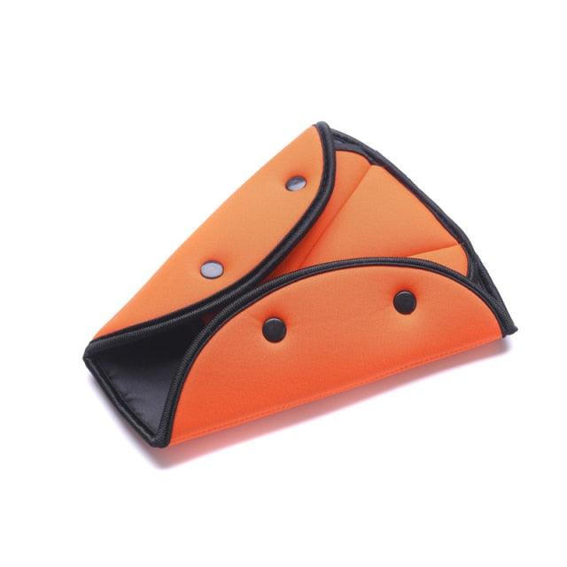 Soft Adjustable Car Seat Belt Cover for Kids - Safety Belt Adjuster with Neck Support