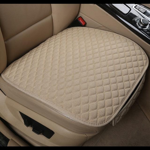 Breathable Linen Car Seat Cover - Universal Fit
