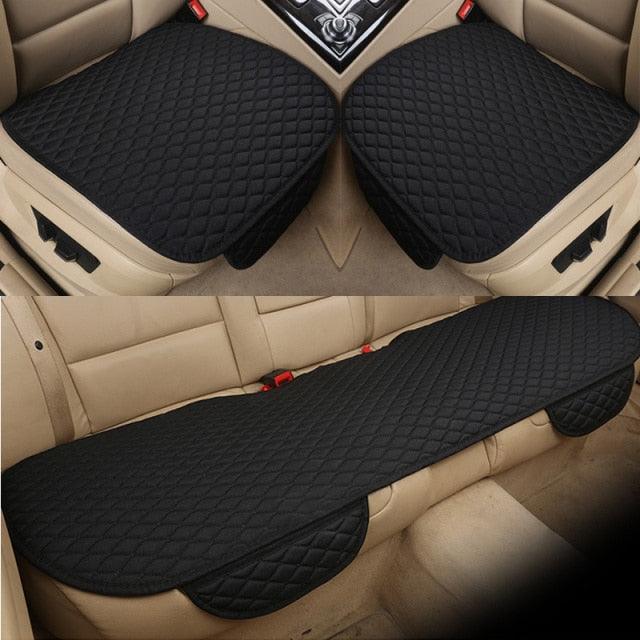 Breathable Linen Car Seat Cover - Universal Fit