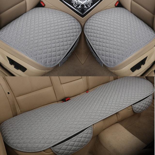 Breathable Linen Car Seat Cover - Universal Fit