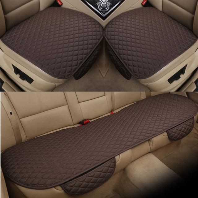 Breathable Linen Car Seat Cover - Universal Fit