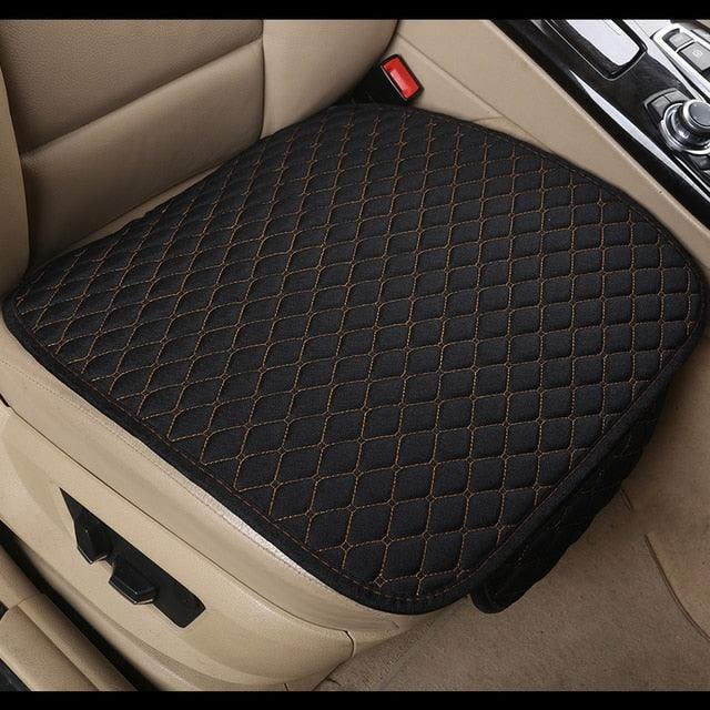 Breathable Linen Car Seat Cover - Universal Fit