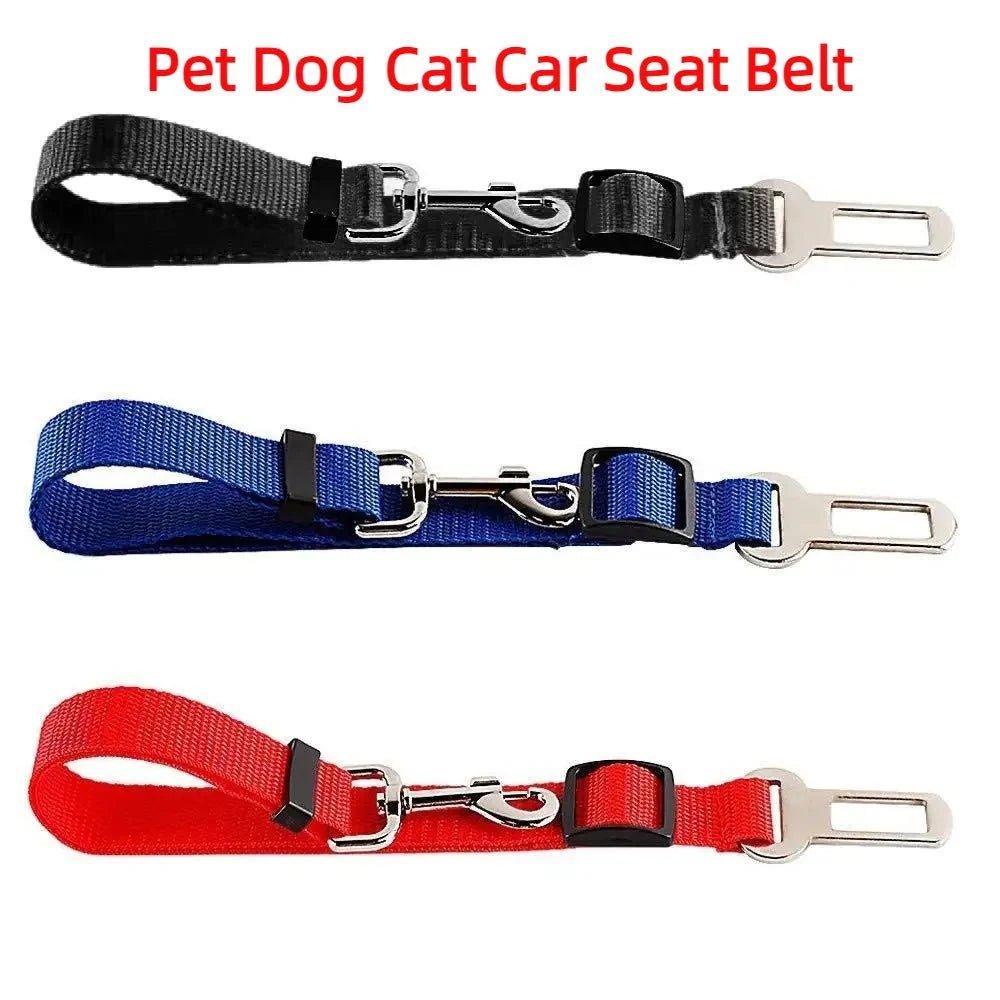 Adjustable Pet Car Seat Belt Harness | Dog and Cat Safety Strap