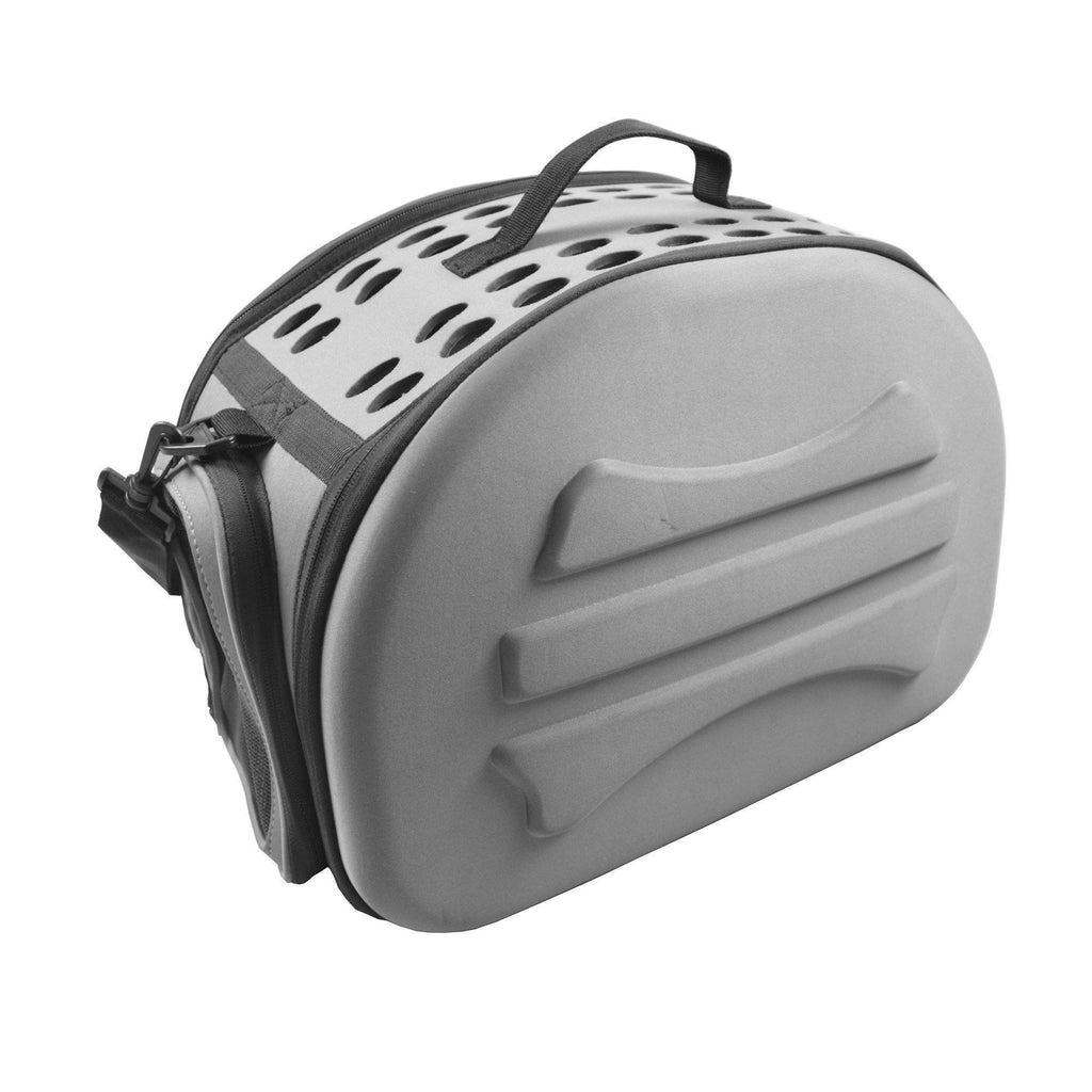 Pet Life ® 'Narrow Shelled' Lightweight Collapsible Military Grade Fashion Designer Travel Pet Dog Carrier Crate