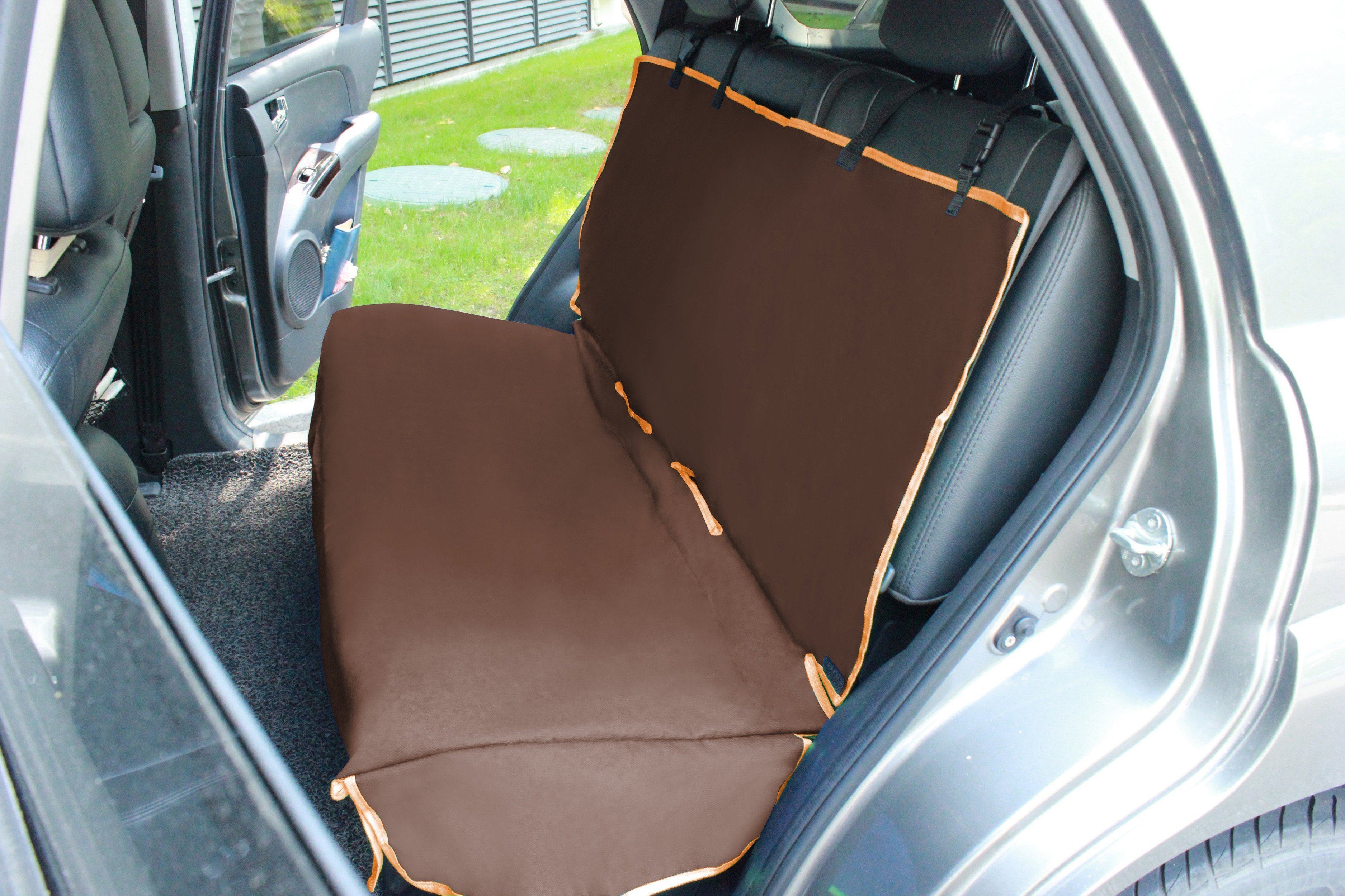 Pet Life 'Open Road' Full Back Seat Safety Car Cover for Dogs & Cats