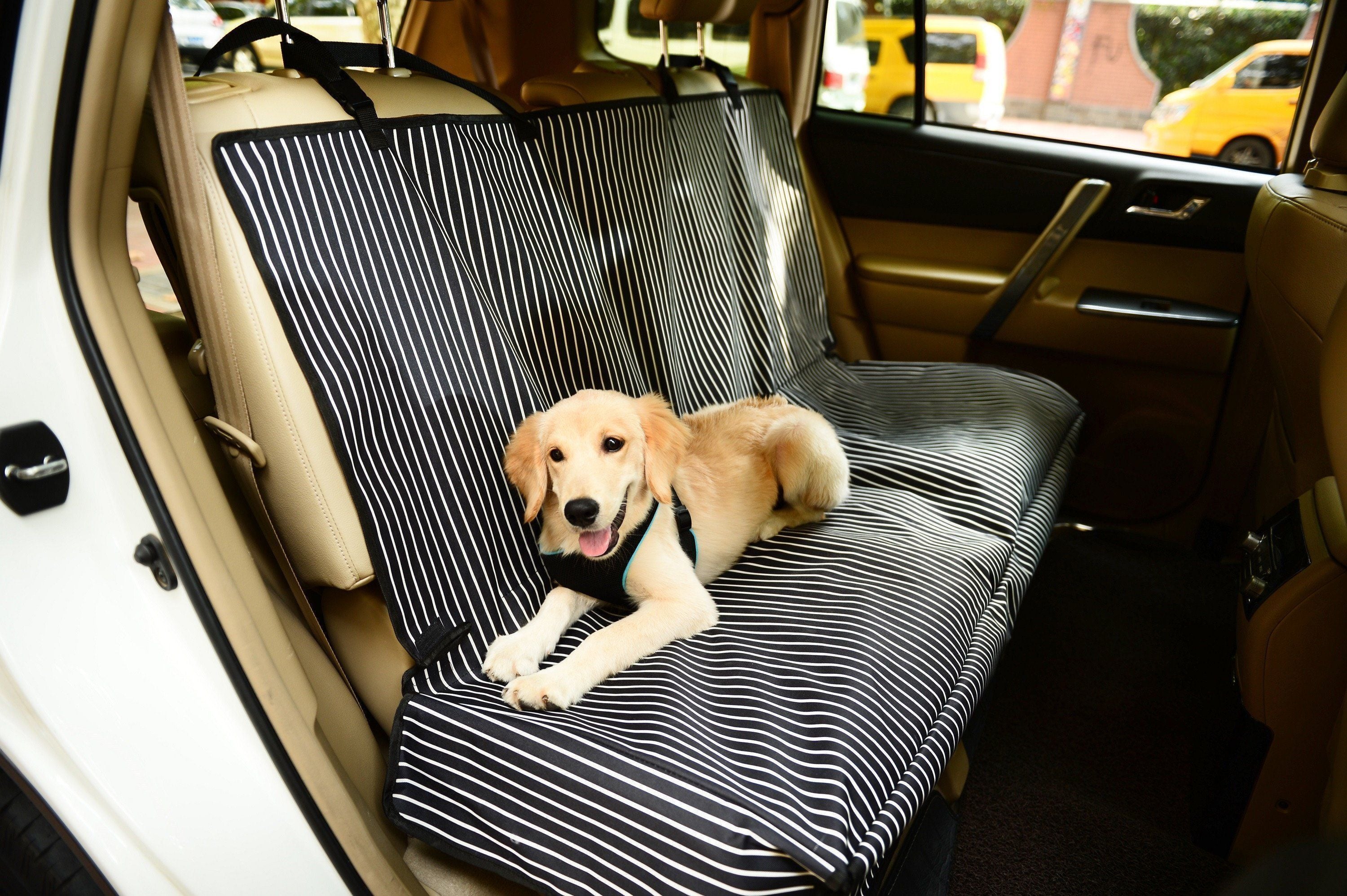 Pet Life 'Open Road' Full Back Seat Safety Car Cover for Dogs & Cats