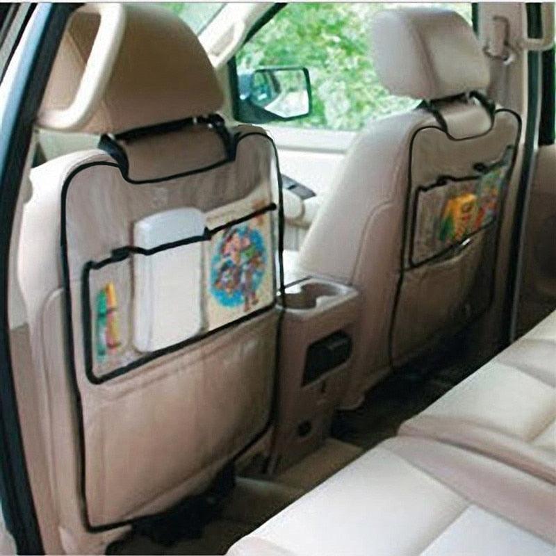 Waterproof Car Seat Back Protector - Anti-Kick Cover for Kids, Pets & Dirt