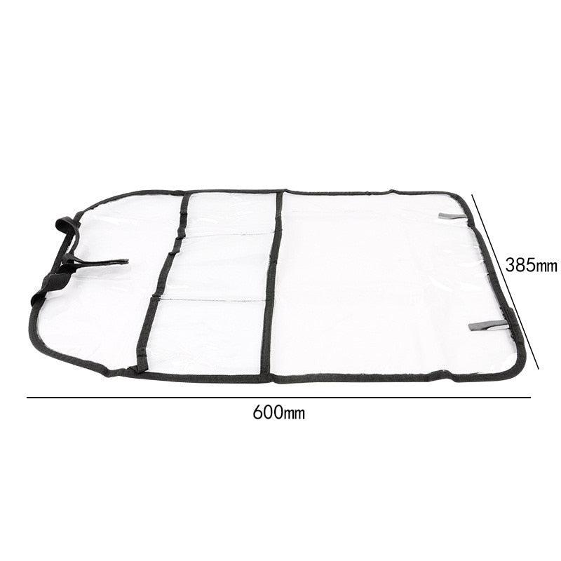 Waterproof Car Seat Back Protector - Anti-Kick Cover for Kids, Pets & Dirt